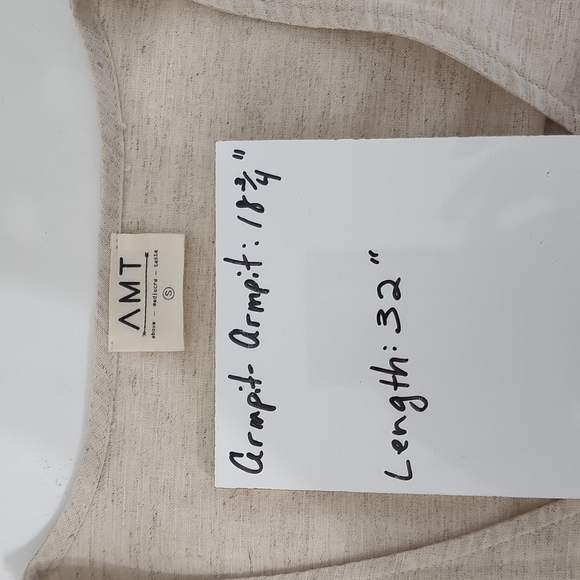 Anthropology Above Mediocre Taste Boho Linen Coastal Cowgirl Dress Size S - Picture 12 of 12